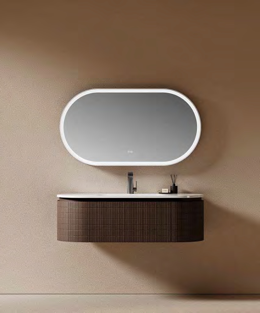 GOGO 6133 Rounded Floating Vanity